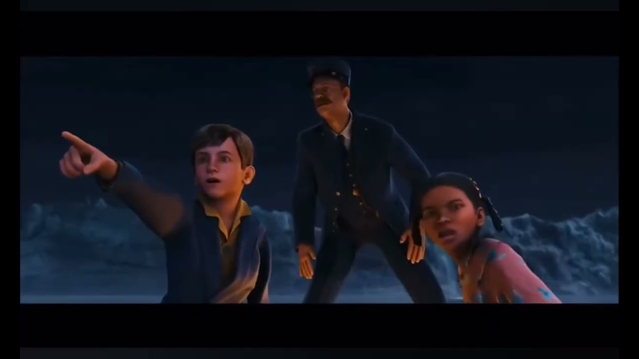 Polar Express(2004)ice lake scene