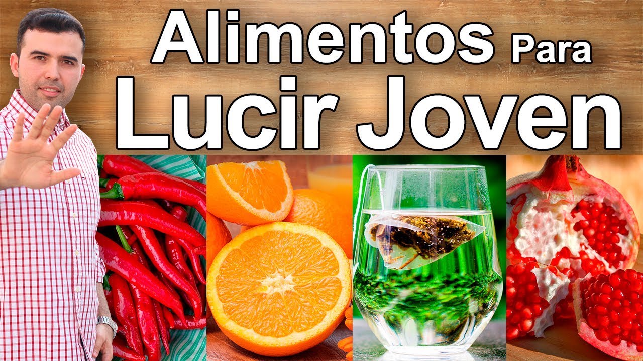 9 Alimentos Para No Envejecer y Lucir Joven - Mejores Jugos Verduras y Frutas Para el Envejecimiento