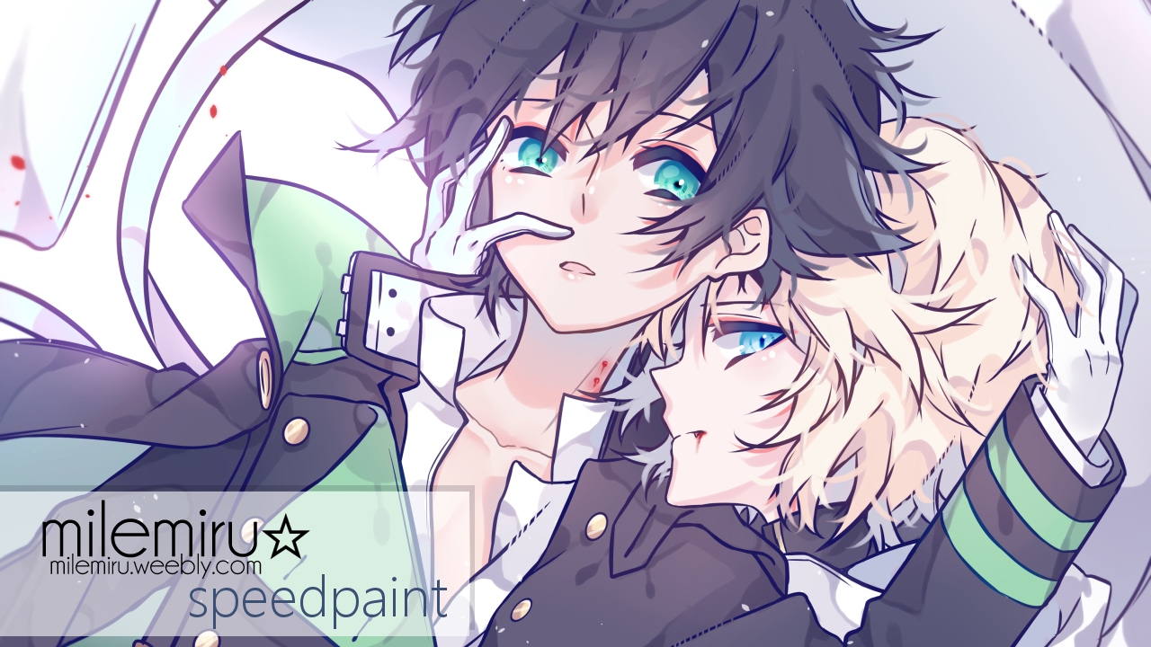 ☆「終わりのセラフ」優一郎&ミカエラ【描いてみた | speedpaint】