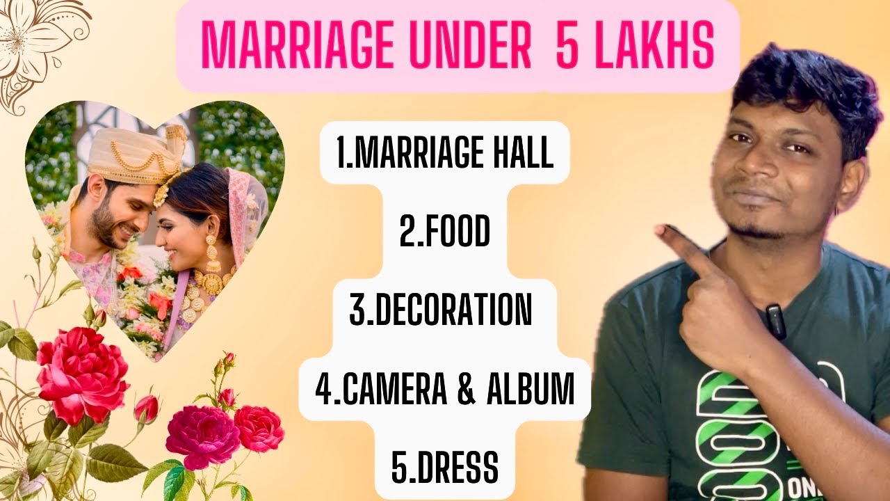 MARRIAGE UNDER 5 LAKHS : “ BUDGET MARRIAGE IDEAS “ - TAMIL