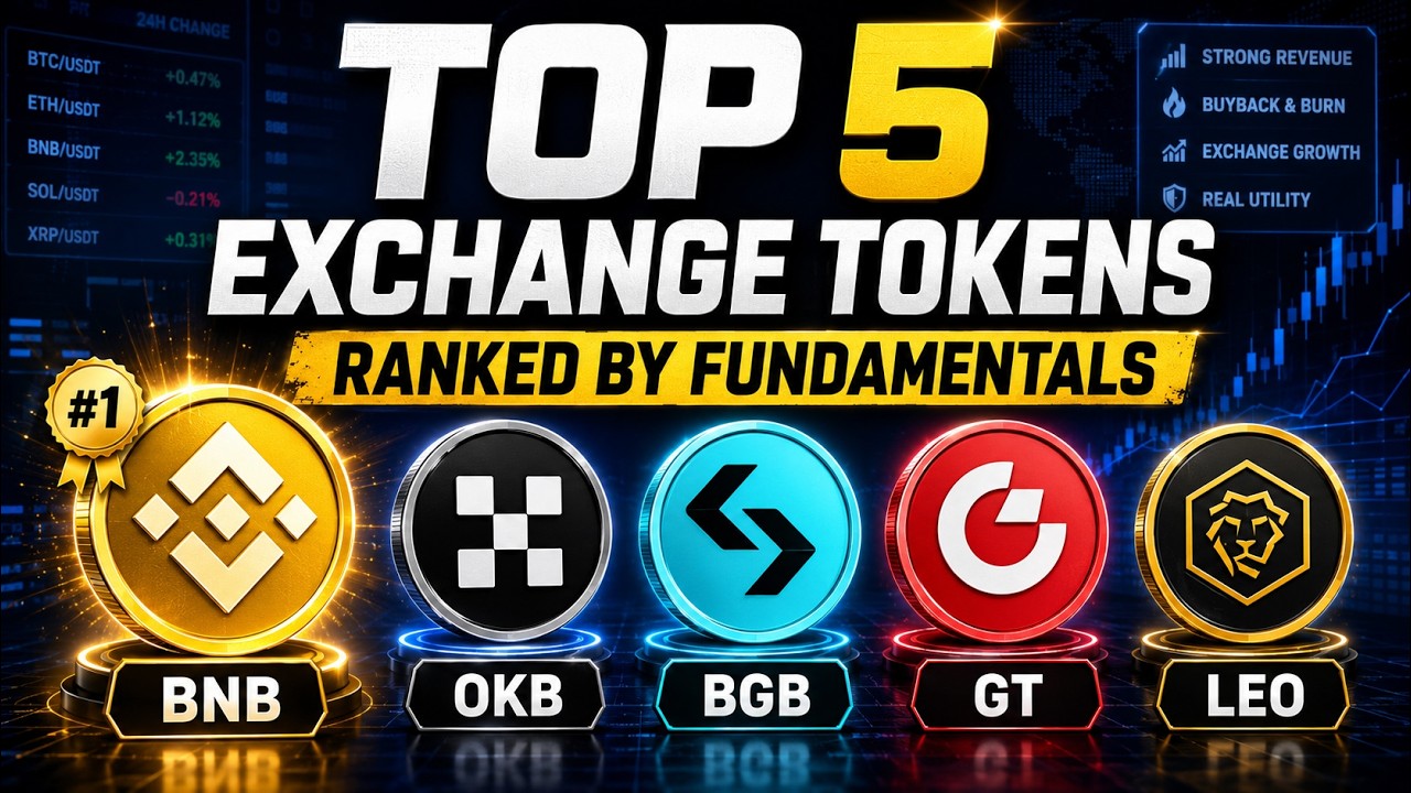 Top 5 Crypto Exchange Tokens to Watch in 2026 | Ranked by Fundamentals
