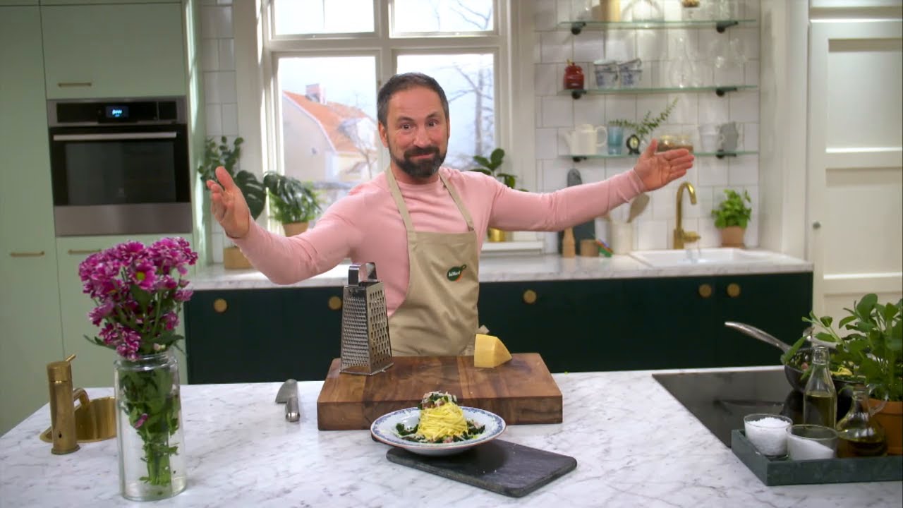 Kökets middag: Färsk tagliatelle med grönkål och pancetta - Köket