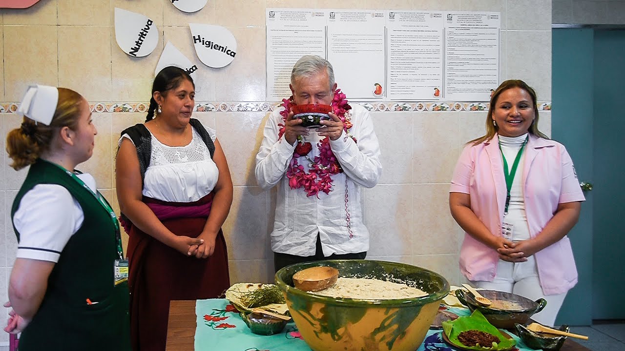 Alimentos y bebidas tradicionales en Hospital Rural Tlacolula de Oaxaca