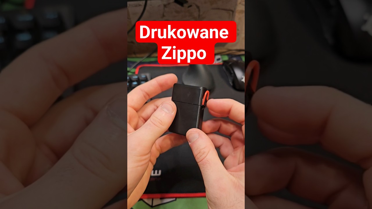 Kiedy myślisz, że to zwykła zapalniczka... Niespodzianka! #3Dprinting #niespodzianka #dowcip