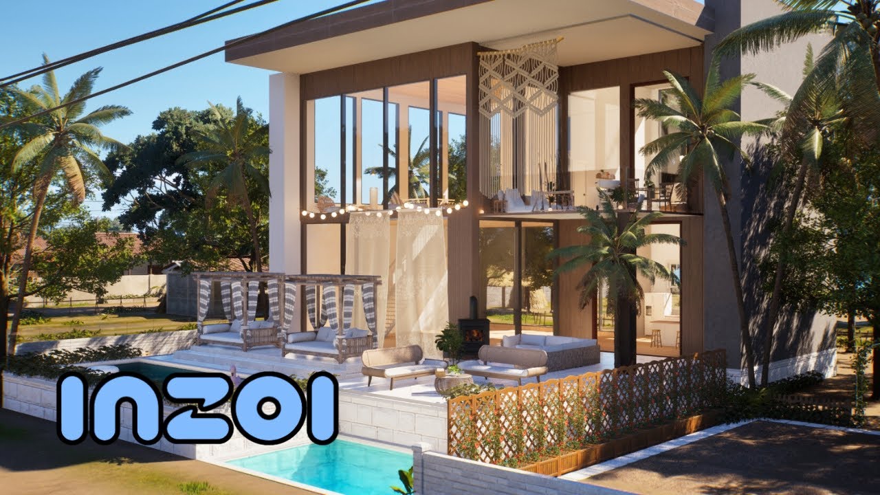 🏡 inZOI Cahaya Modern Home | inZoi Speed Build + Interior Design