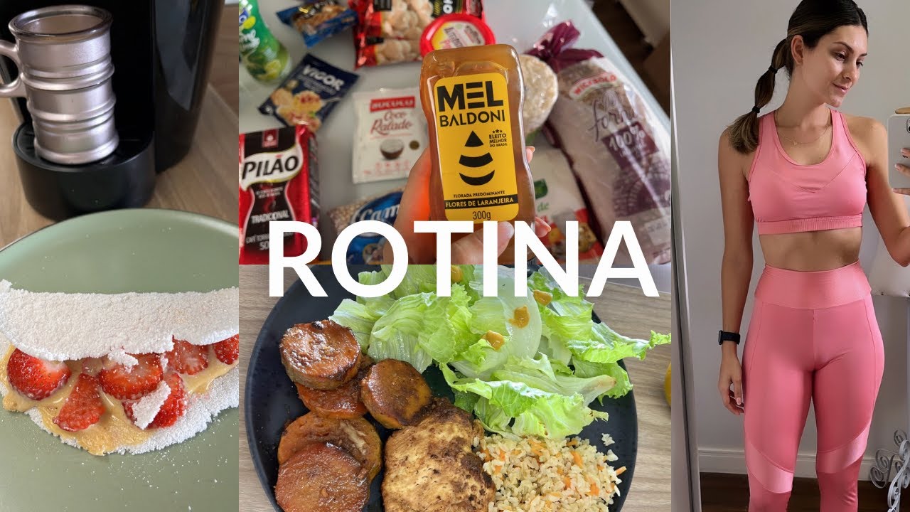 MINHA ROTINA NUM DIA DE COMPRAS DO MÊS NO MERCADO | dicas e receitinhas saudáveis