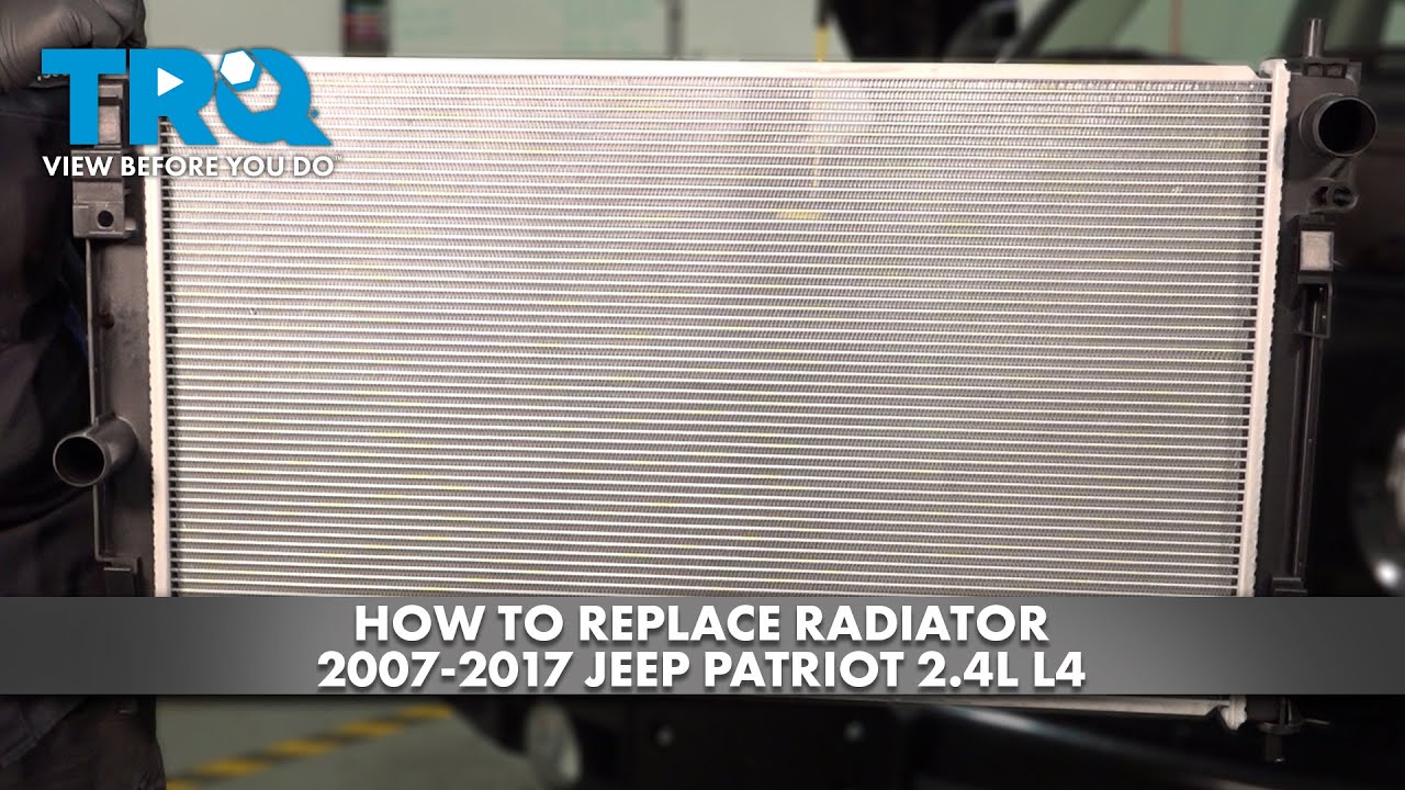 How to Replace Radiator 2007-2017 Jeep Patriot 2.4L L4