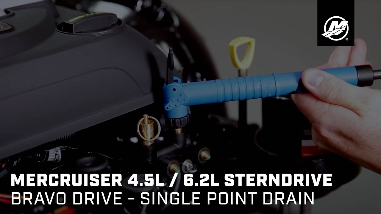 MerCruiser 4.5L / 6.2L Sterndrive - Bravo Drive - Single Point Drain