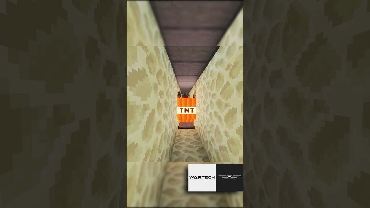 Minecraft TNT Railgun | Penetrates 220 Blocks Deep