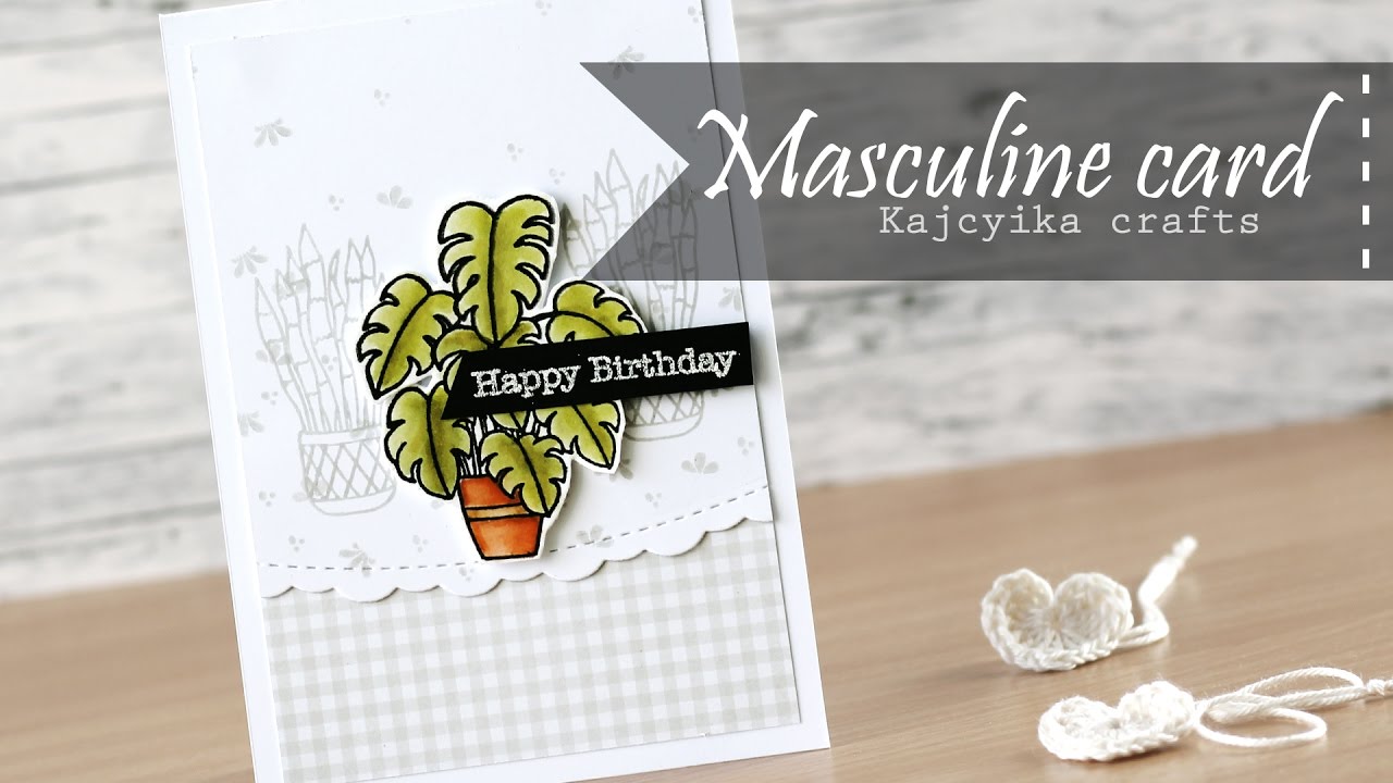 Masculine card | Jane's doodles release close up