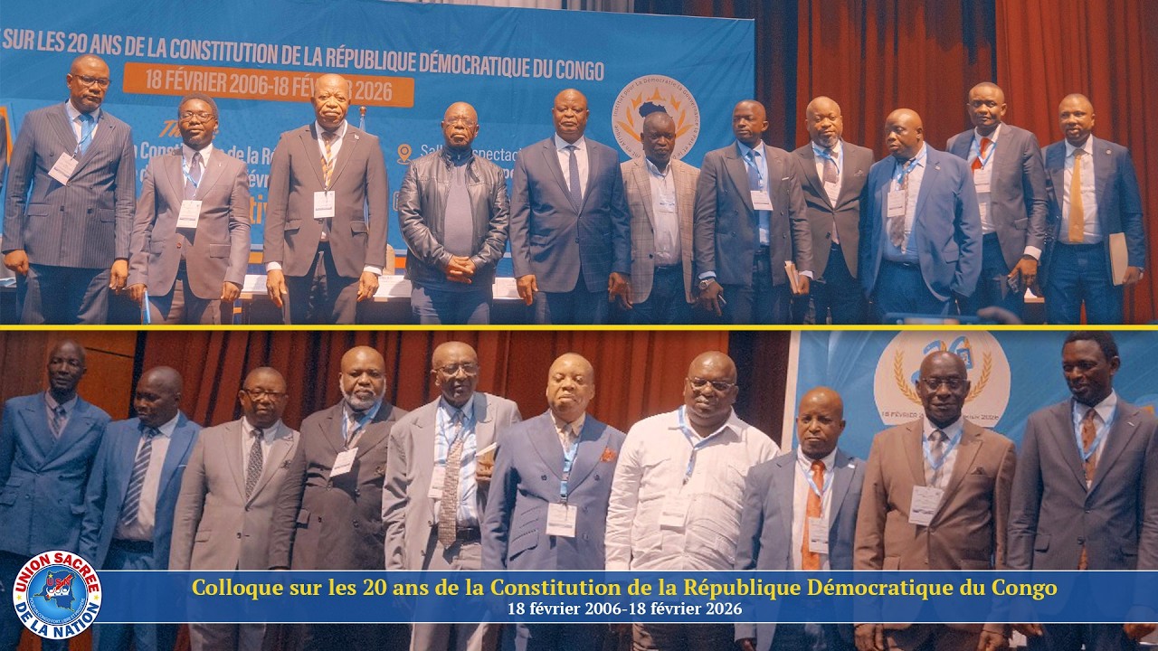 Vidéo complète: Colloque sur les 20 ans de la Constitution de la République Démocratique du Congo