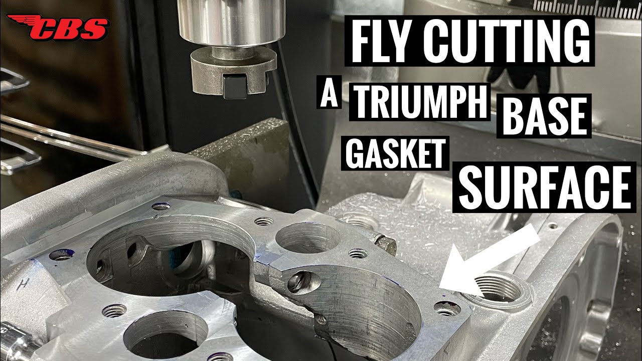 Fly Cutting A Triumph Base Gasket Surface