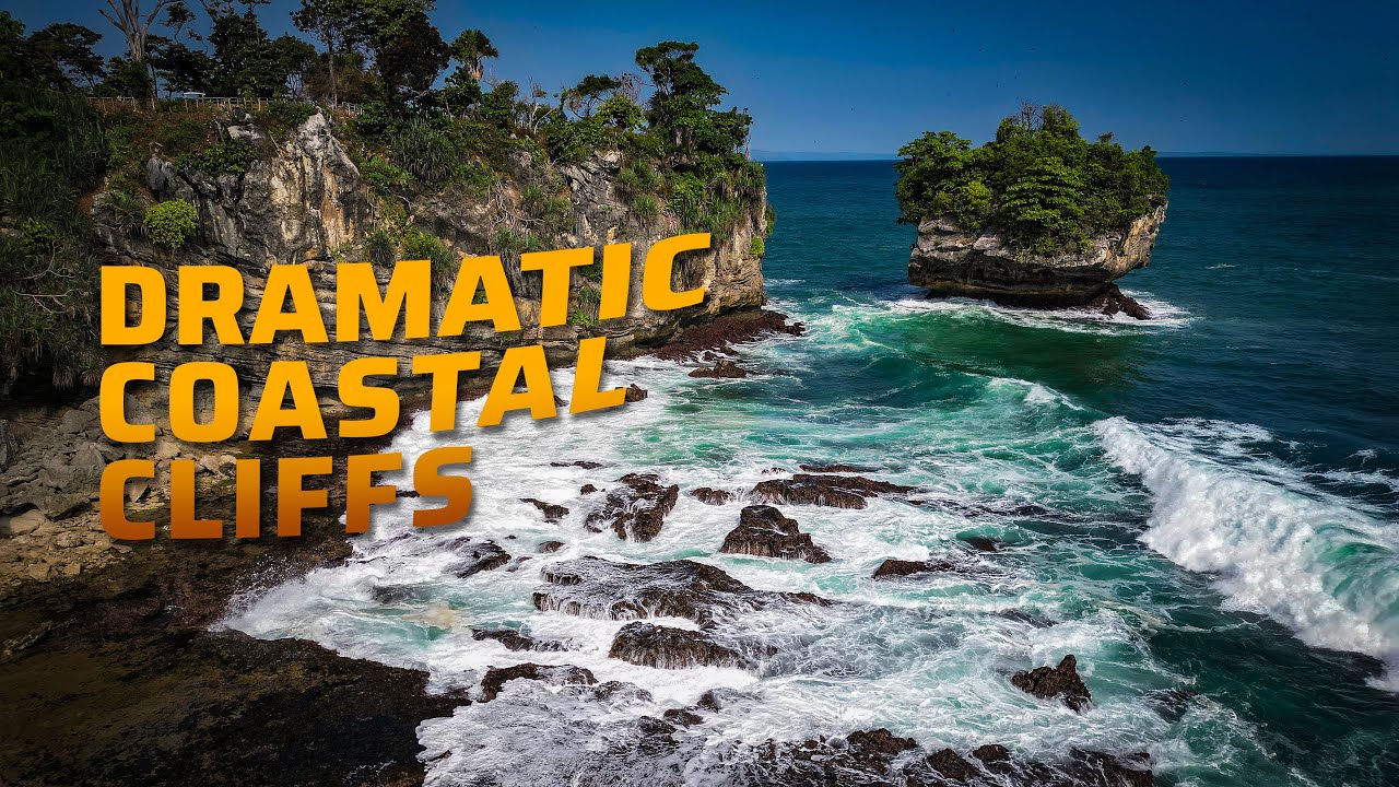 Dramatic Coastal Cliffs | 4K Cinematic Nature Film with Choir Music