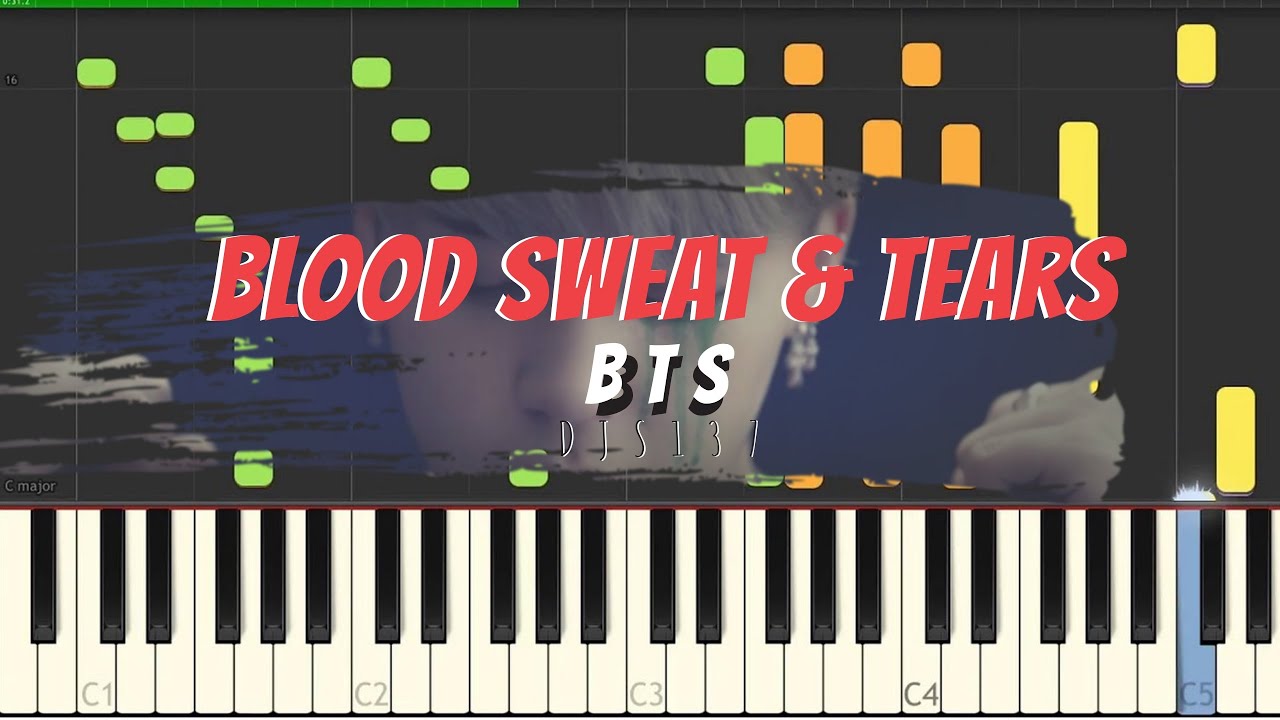 BTS - Blood Sweat & Tears Piano Cover[Sheets]