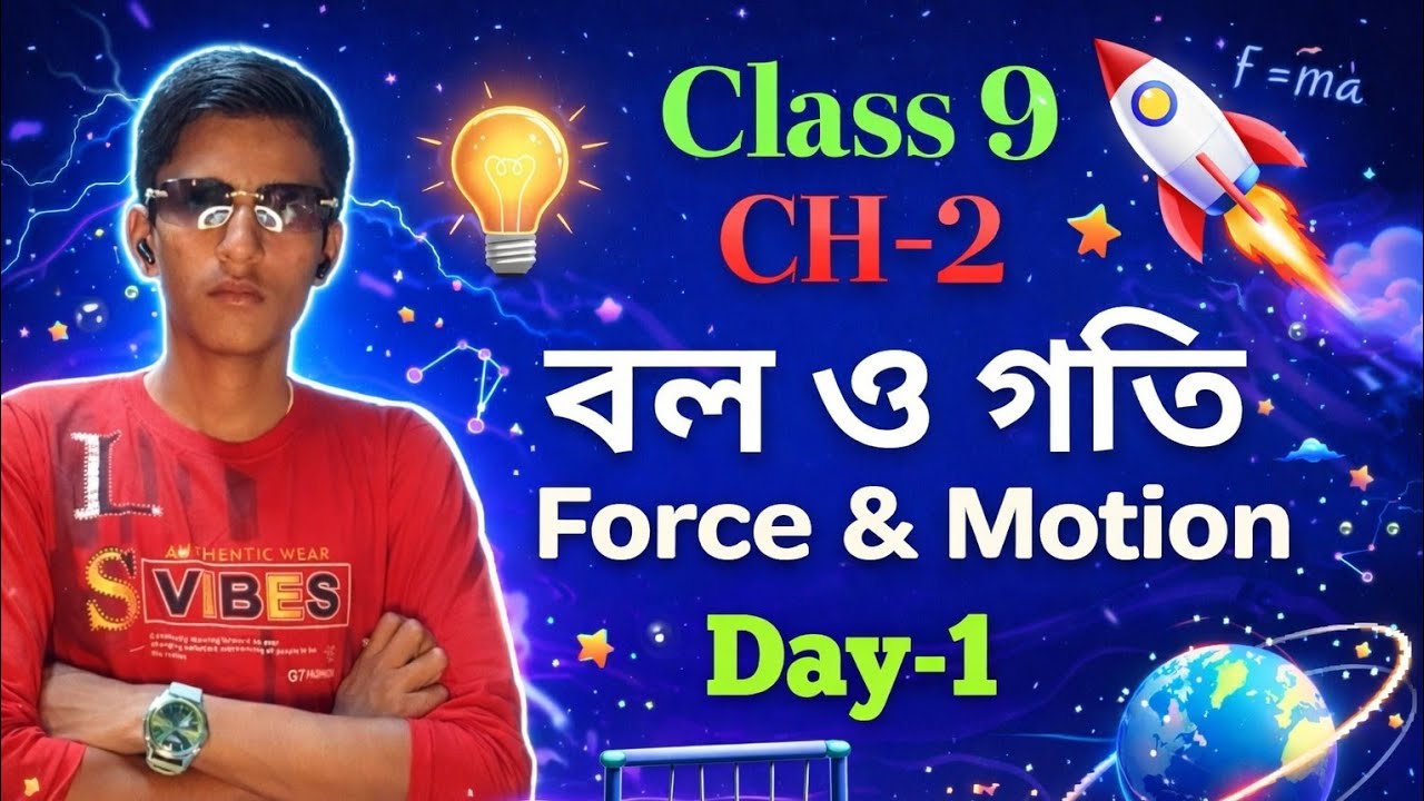 Class -9 বল ও গতি