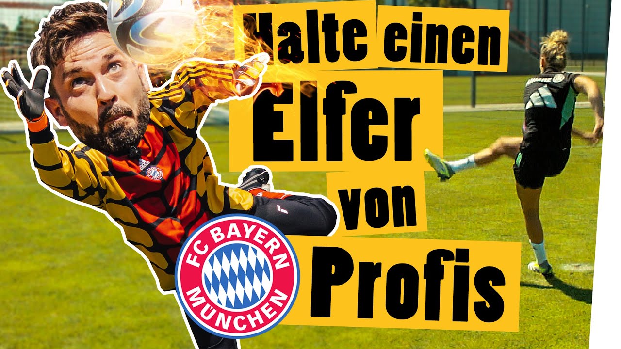 Halte einen Elfmeter von den FC Bayern München Frauen || Das schaffst du nie!