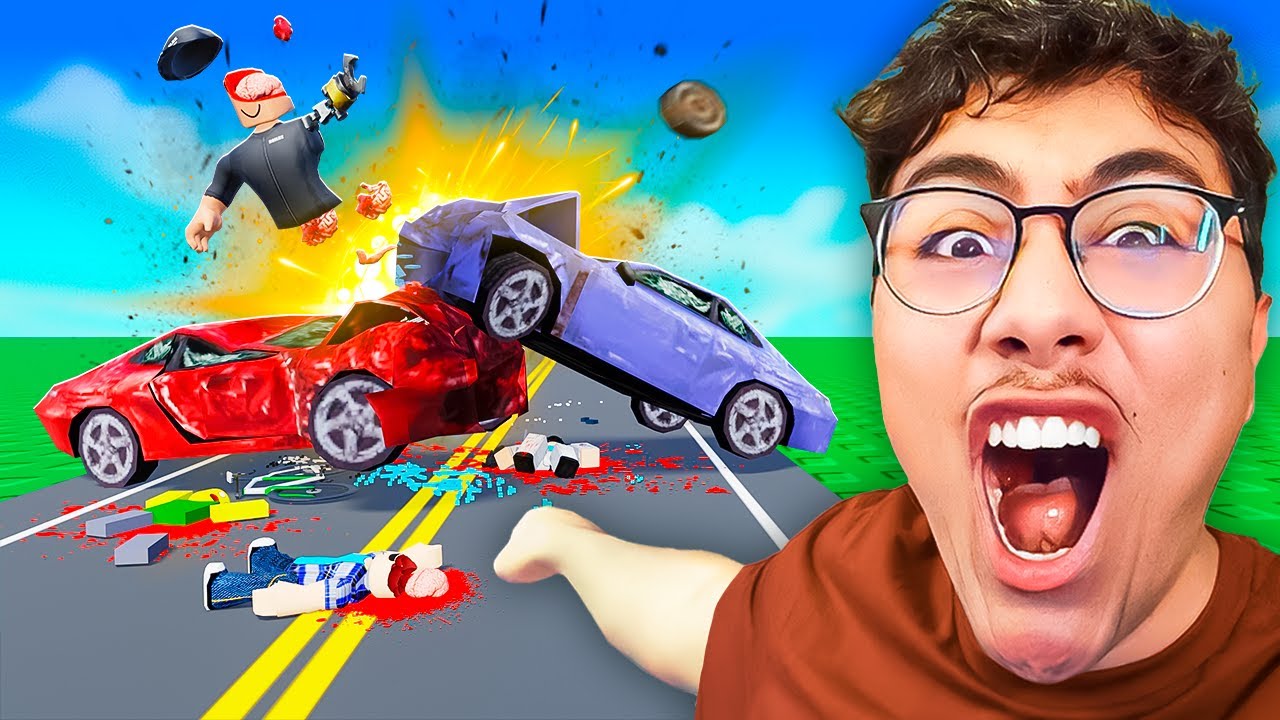 Simulador de ACCIDENTES AUTOMOVILÍSTICOS en Roblox (CAOS)