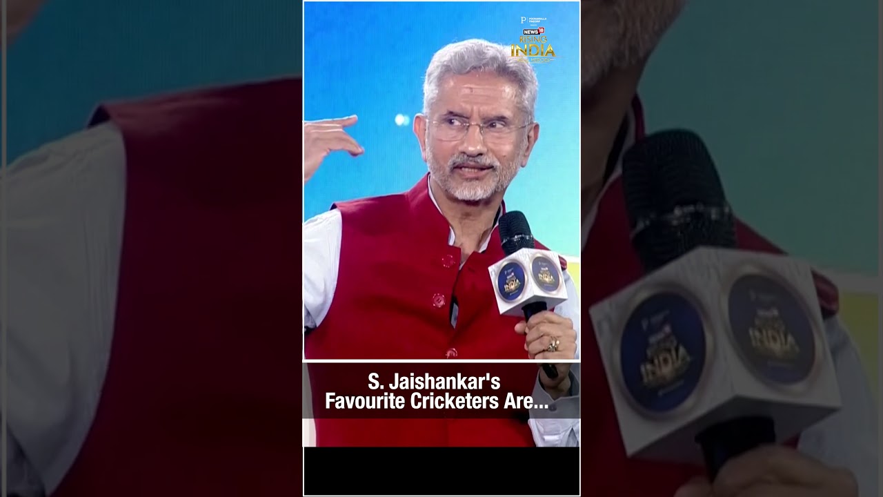 S Jaishankar Interview On His Favourite Cricketers | News18 Rising India | #Shorts | MS Dhoni