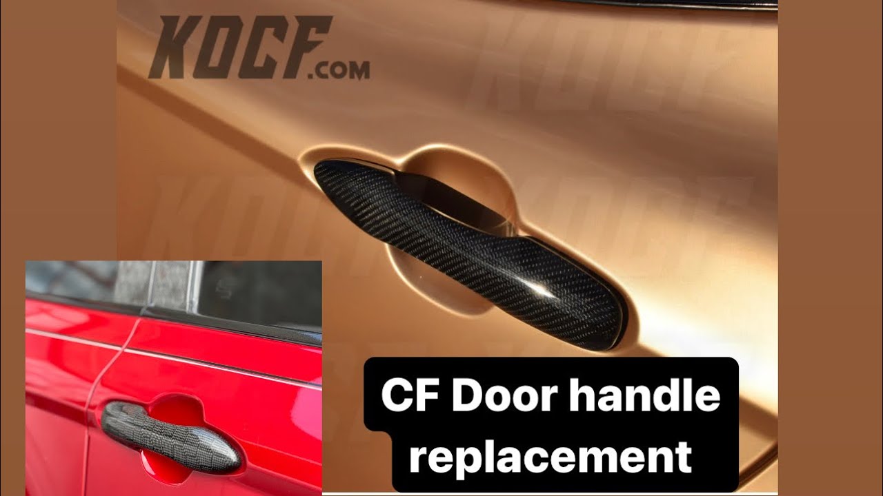 Honeycomb Carbon Door handles !!? KOCF Carbon Door Handle Replacements 2018-2024 Camry