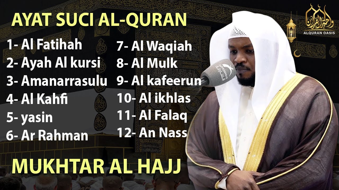 Alquran Dengan Suara Yang Sangat Indah | Alfatiha, Alkahfi,Yasin,Alwaqia, Arrahman,Almulk Almoeathat