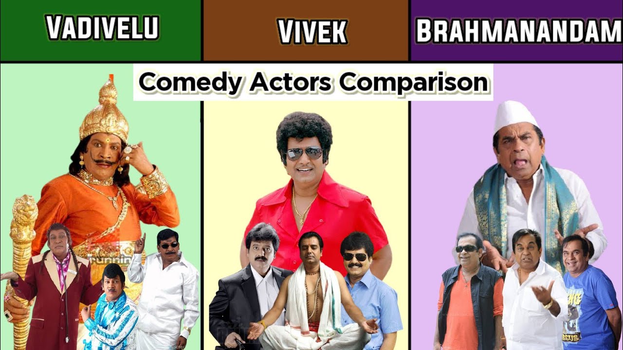 Vadivelu VS Vivek VS Brahmanandam | Comedy Actors Comparison | Vadivelu VS Vivek | Mobile Craft