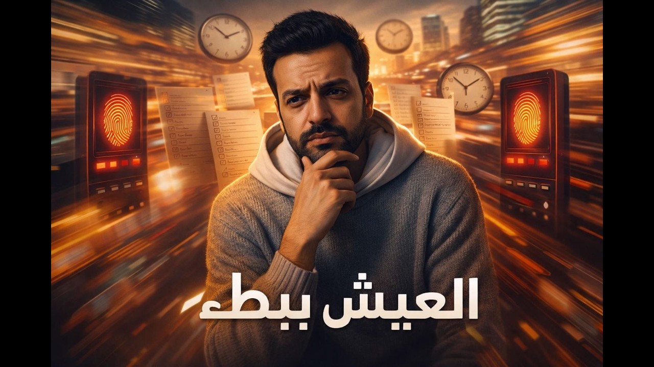 الحياة السريعة و التوتر ( العيش ببطئ ) |  بيالة