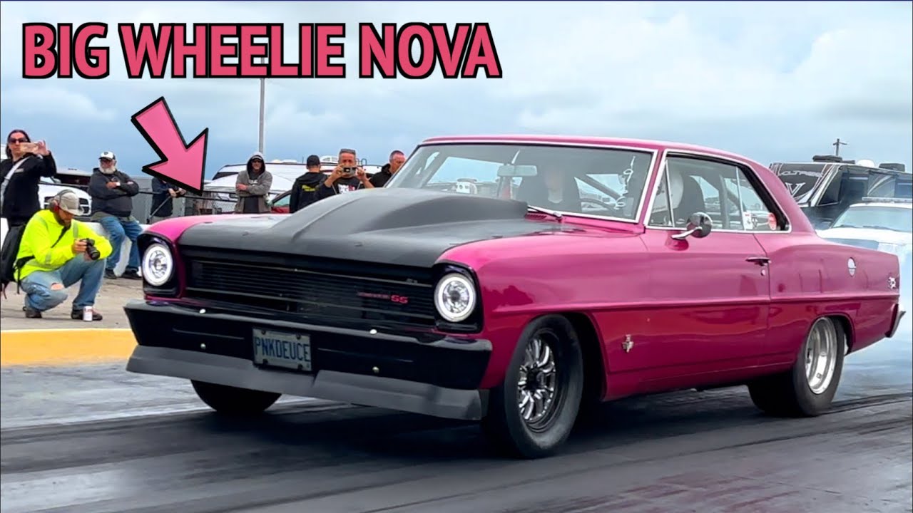 Big WHEELIE Nova LAUNCHES At The DRAG STRIP - Toronto Motorsports Park!!