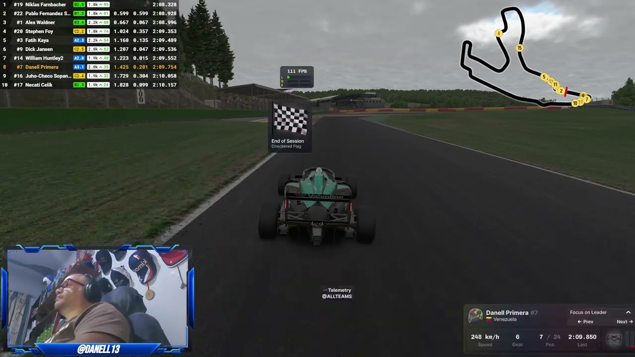 Carrerita en Spa en SFL, vamos a intentar no morir!!!
