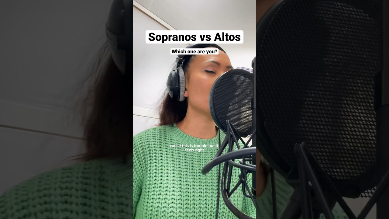 Which one are you?🎤 #accapella #soprano #alto #vs  #singers