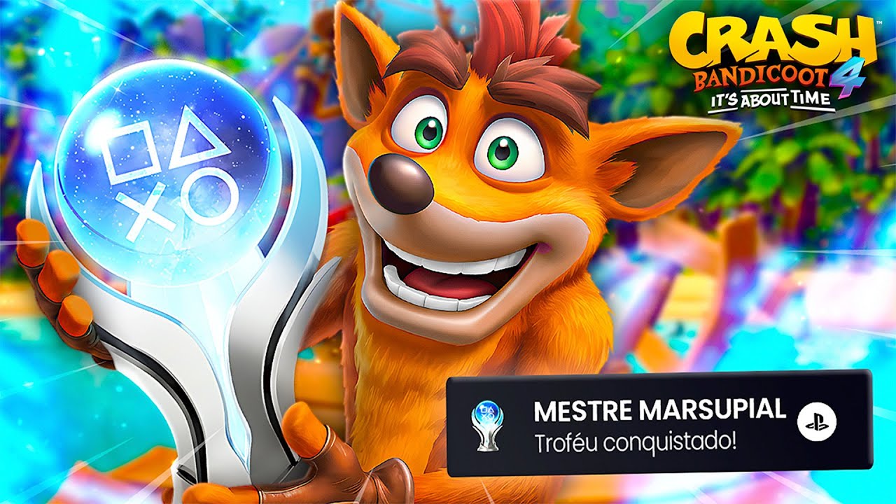 Eu Platinei CRASH 4 e foi BRUTAL