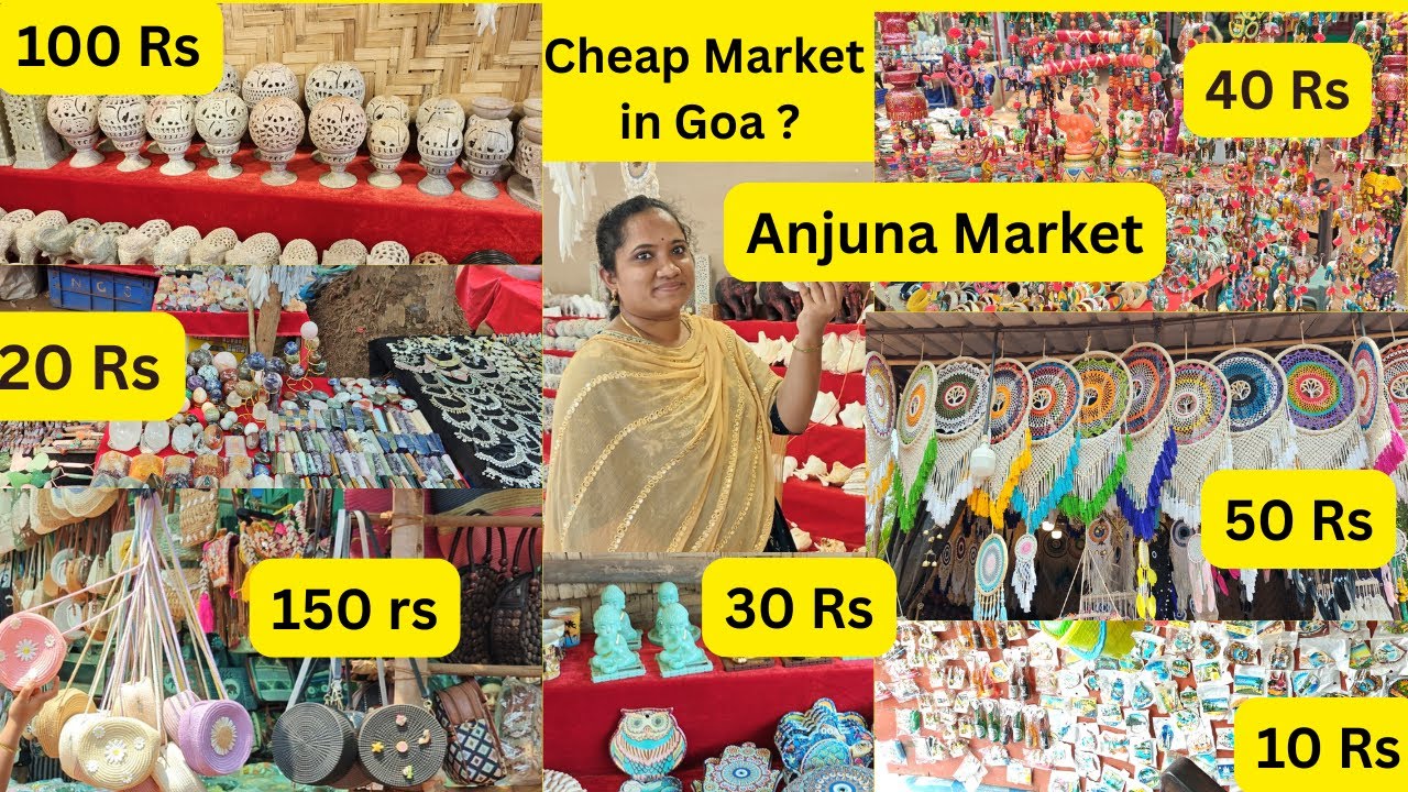 Must Visit Place in Goa- The Anjuna Flea Market: Shopping Paradise