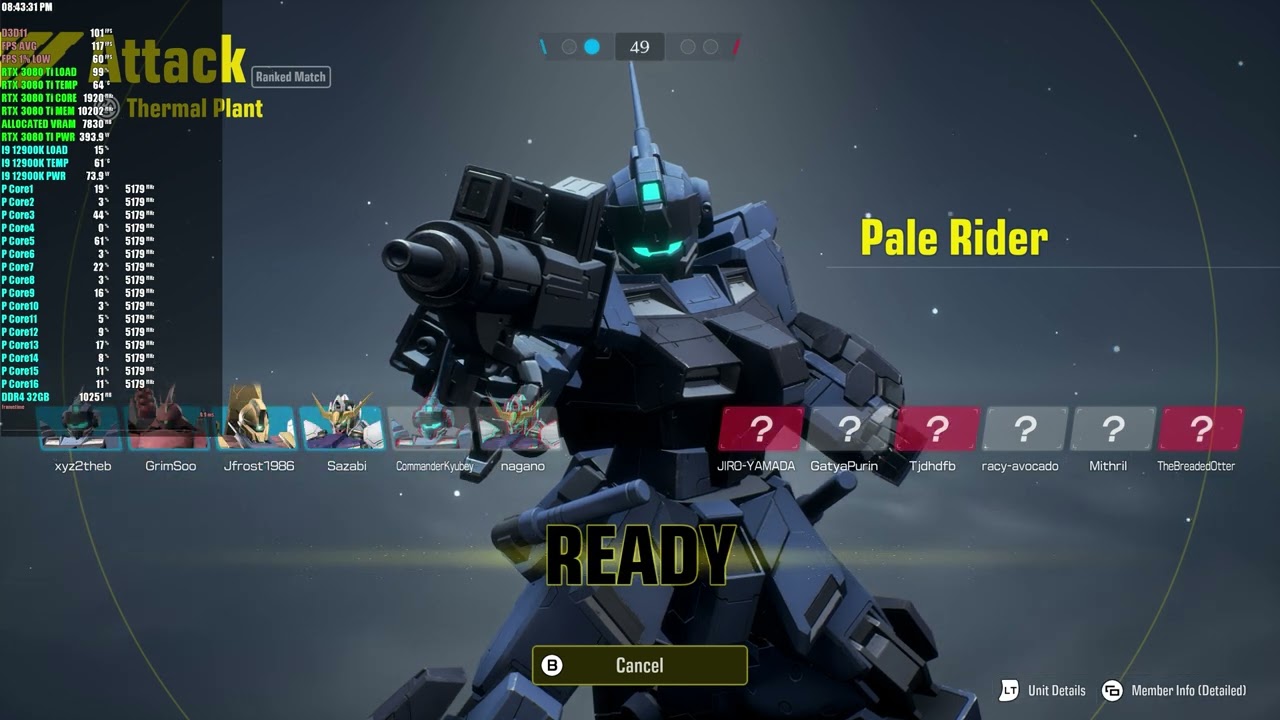 RTX 3080 Ti | 12900K | Gundam Evolution Beta 4K  Ultra Settings
