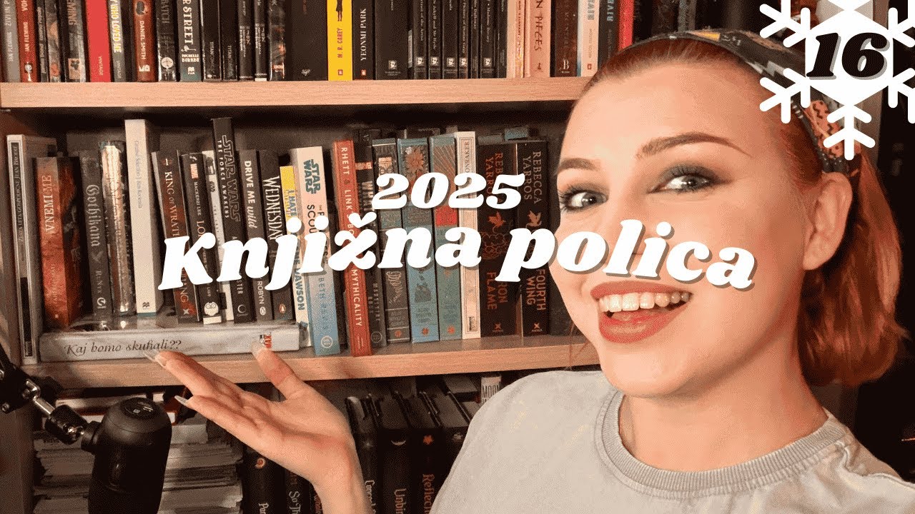 🎄KNJIŽNA POLICA 2025🎄| Vlogmas S9E16 | Kaya Solo