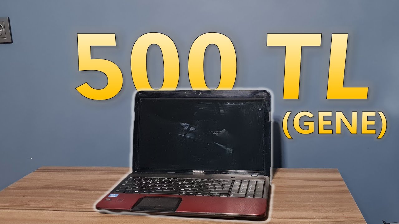 500 TL'ye Bu Laptopu Aldım! Bakalım Nasıl?