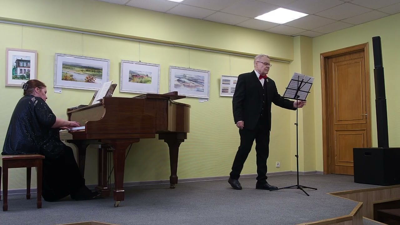 01 М. Глинка, В. Жуковский Бедный певец. Владимир Родинцев, Людмила Калинина