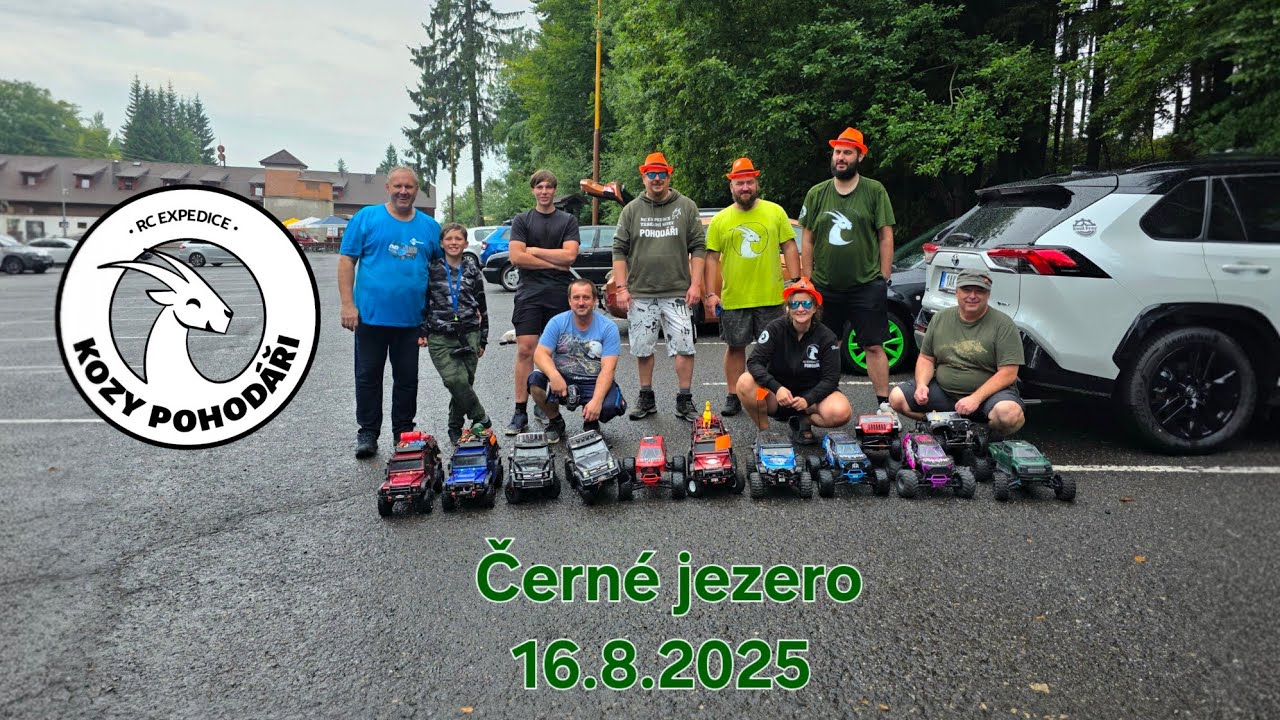 RC expedice kozy POHOD&Aacute;ŘI Čern&eacute; jezero 16.8.2025 