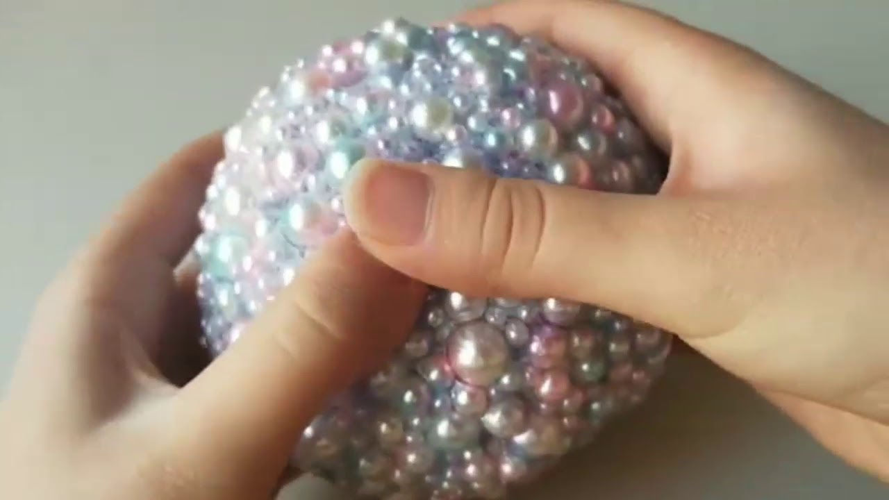 Pearl slime compilation - Most satisfying slime ASMR