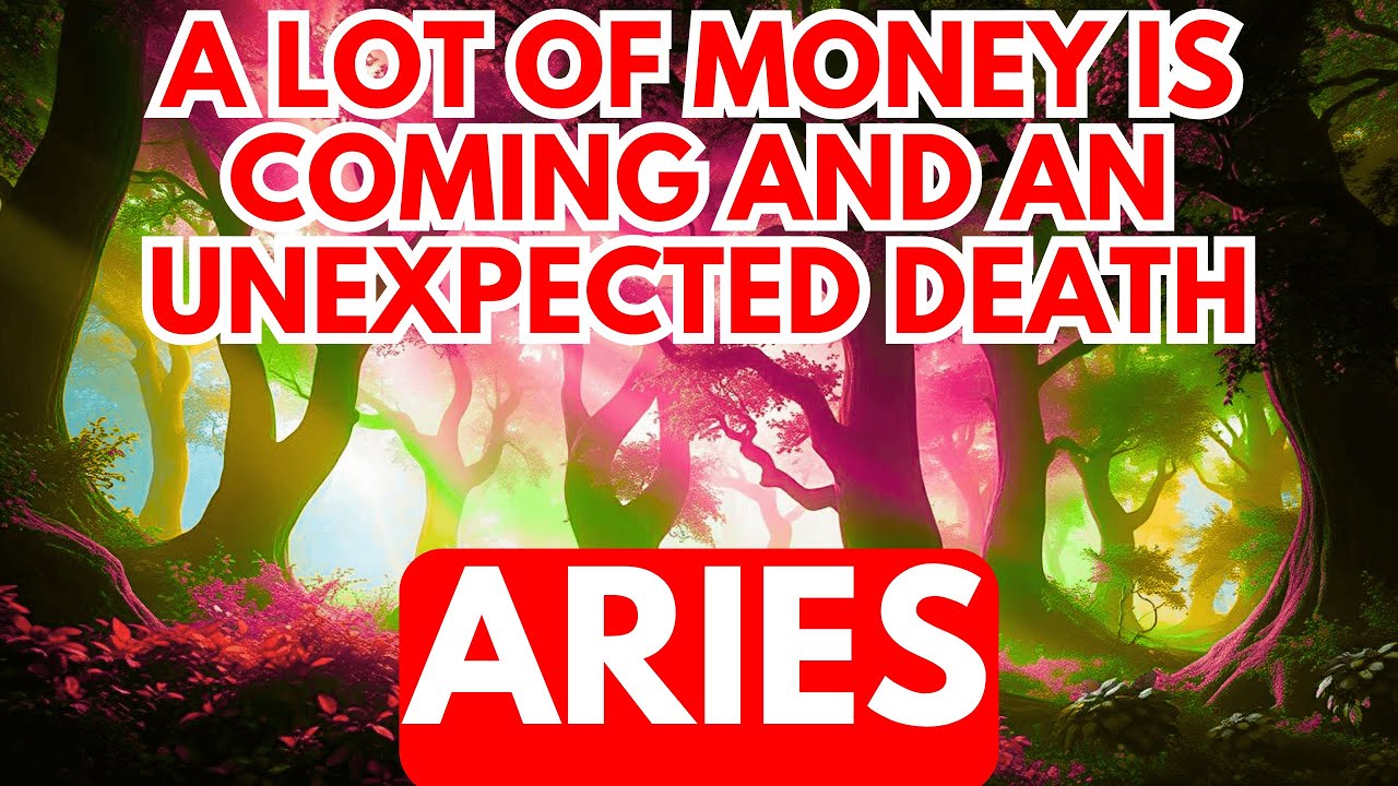ARIES A LOT OF MONEY 💰 IS COMING INTO YOUR LIFE 🍀 AN UNEXPECTED FUNERAL ⚰️ AND A MARRIAGE ❤️