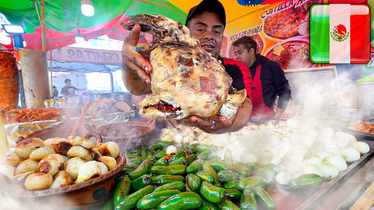 Esta COMIDA Solo Existe en México 😮 Tacos de Barbacoa, Pozole y Más  📌 Ciudad de México
