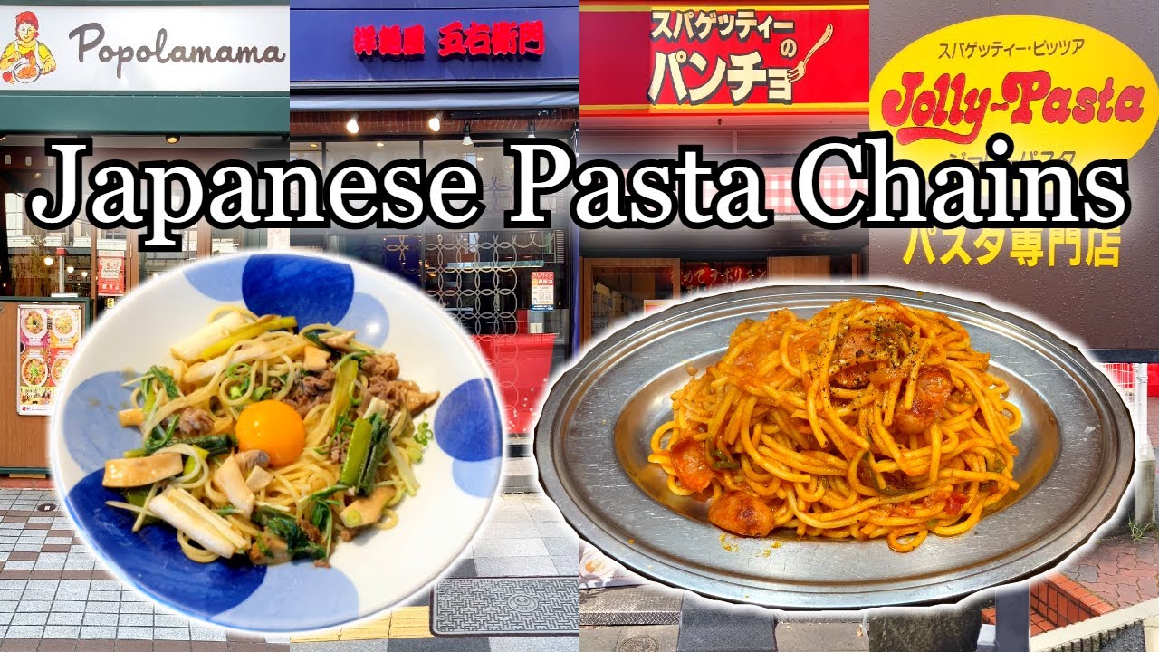 6 Amazing Japanese Style Pasta and Pasta Chains!!