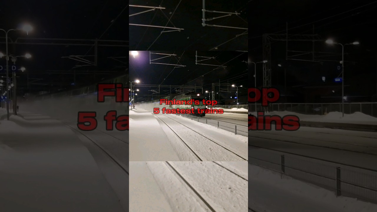 Finland's top 5 fastest trains