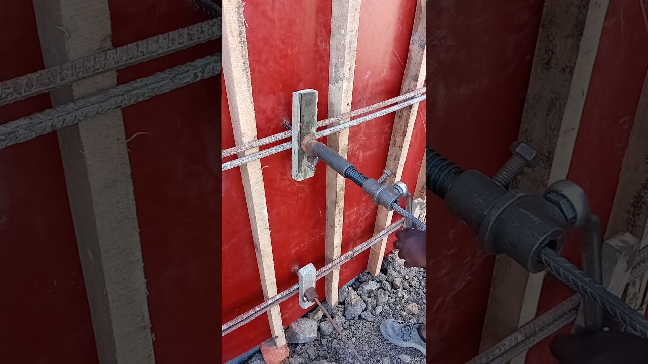 How to tight Mild steel gogo clamp(manda clamp) shuttering work