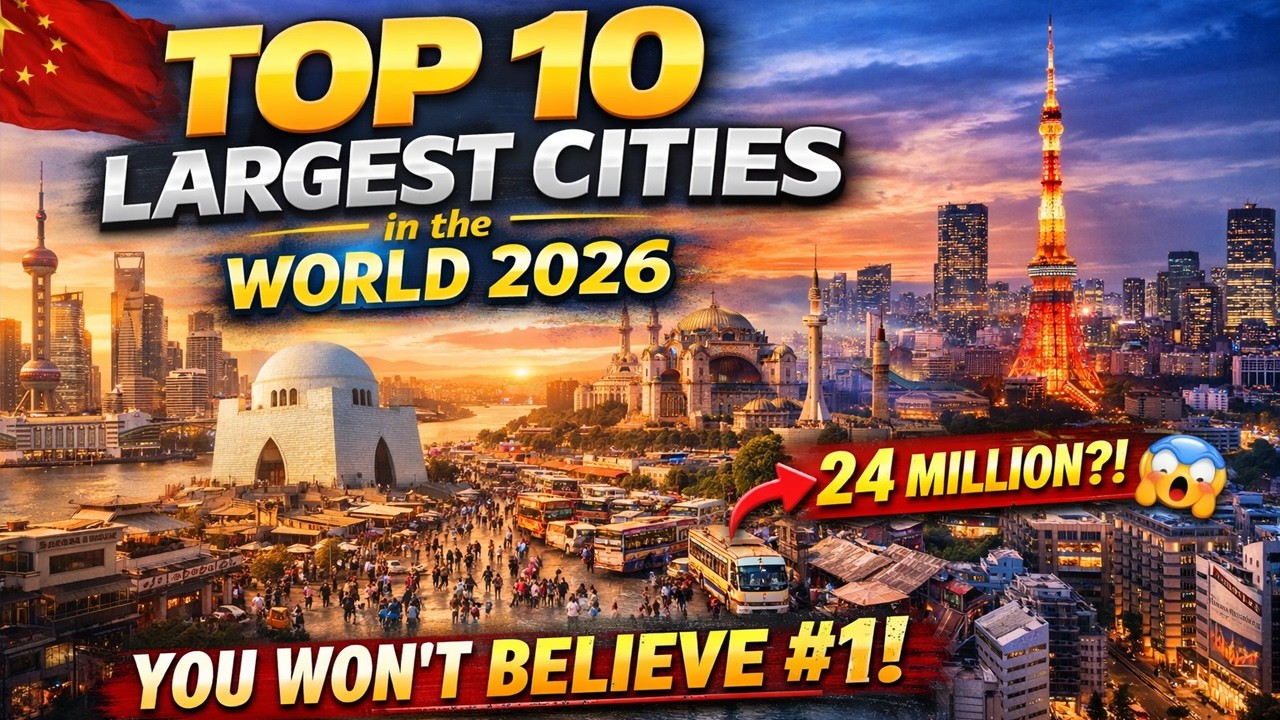 Эти города НЕВЕРОЯТНО ОГРОМНЫЕ 😱 | Топ-10 крупнейших городов 2026 года