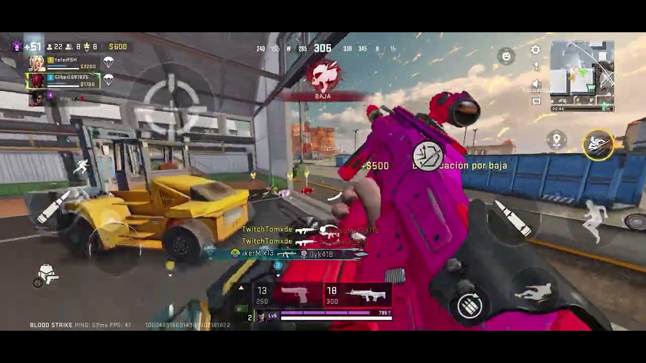 Carreando a un leyenda de papel 😎#bloodstrike #bloodstrikeclips #gameplay #4k #embajadorbloodstrike 