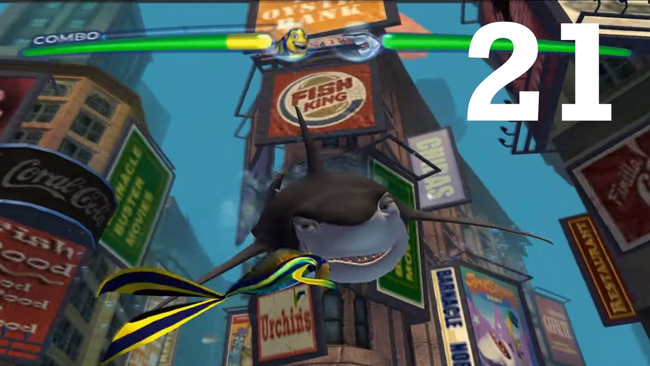 Shark Tale PS2 Game Part 21 Get ready to rumble