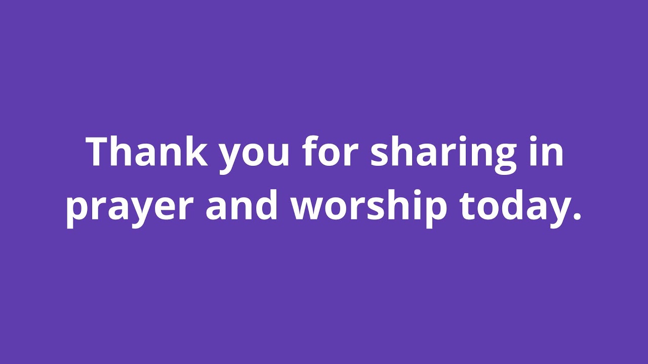 Online Worship from St Andrew's Cathedral, Inverness