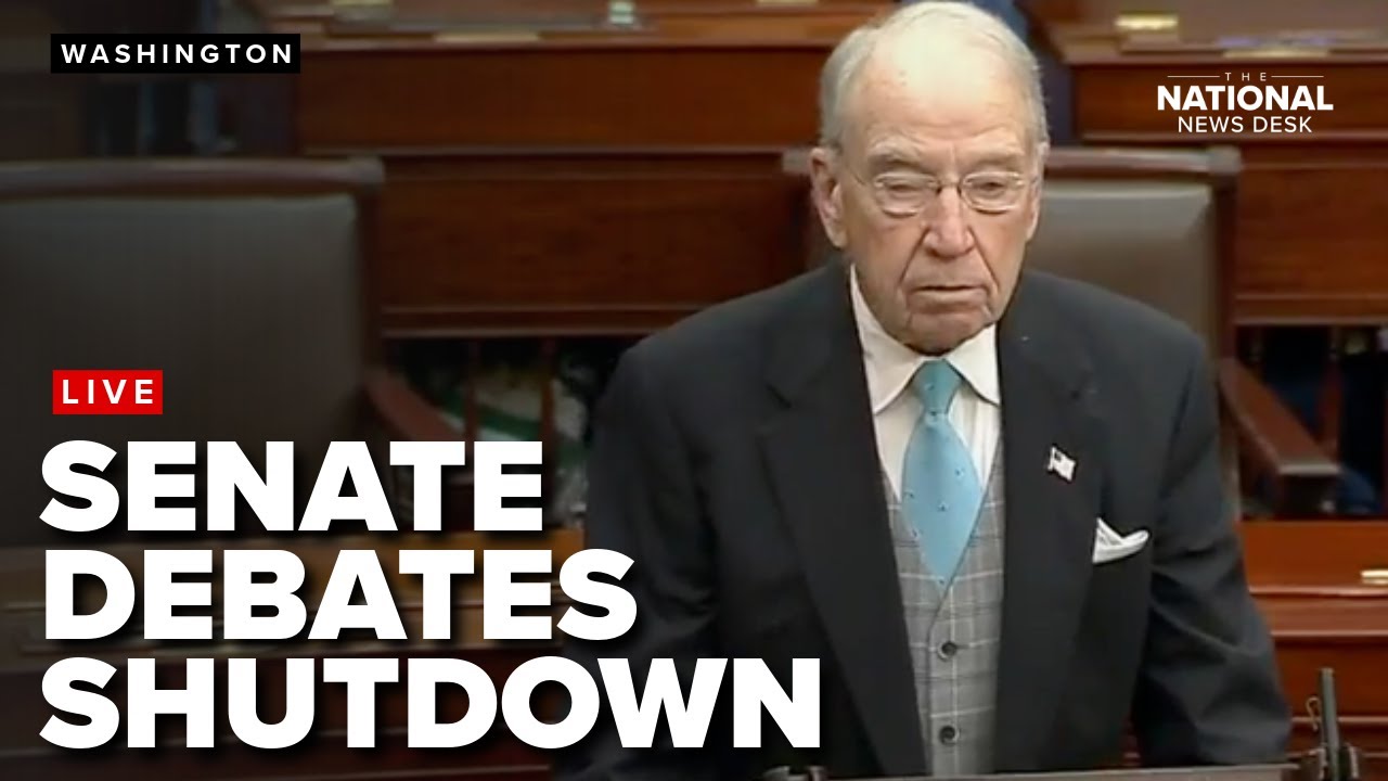 LIVE LOOK: Senate floor debates on day 34 of the government shutdown