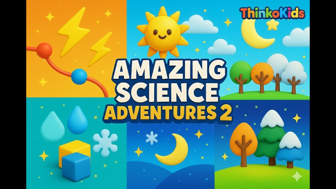 Amazing Science Adventures 2 | Electricity | Seasons | Matter | Day & Night | Fun Science for Kids
