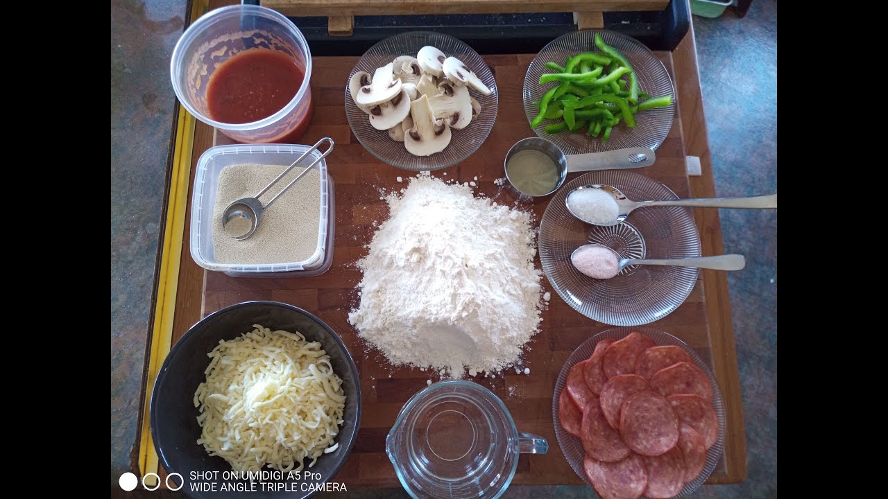 cómo hacer Pizza Casera con levadura seca.