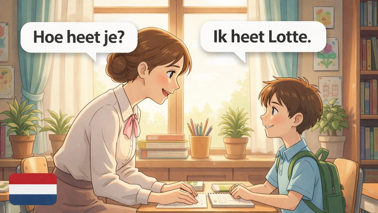 10 Dutch Conversations for Beginners (A1–A2) | Introduce Yourself